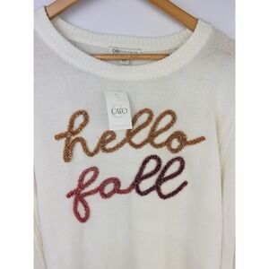 Cato Fall Theme sweater NWT perfect for Fall Holidays, size extra lrg med weight